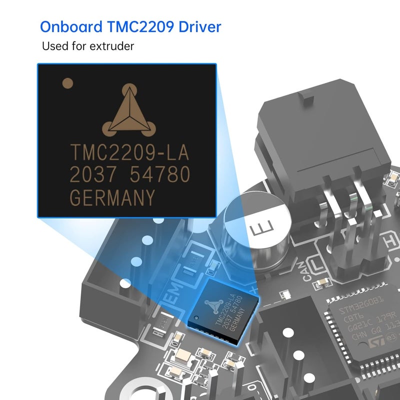 BIQU BIGTREETECH EBB36 CAN Bus Adapter Board with MAX31865 Hot End PCB Board Filament Break Blockage Detection for 36 Stepper Motor Extruder Nozzle Head Tool for Blv Ender 3 - Image 2